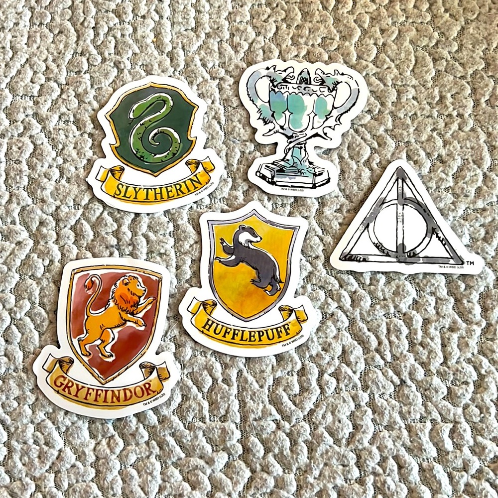 🪄 HOUSES Set 1 Harry Potter Stickers